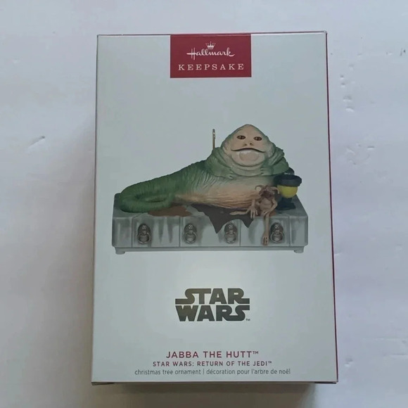 Hallmark Star Wars JABBA THE HUTT Keepsake Ornament Sound and Motion New - Picture 2 of 4